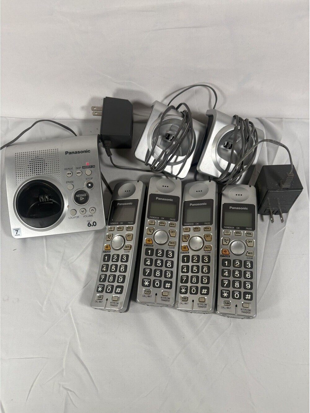 Panasonic Digital Phone & Answering System 4 Handsets 2 Base